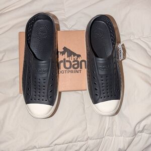 Women's Black and White Sandals